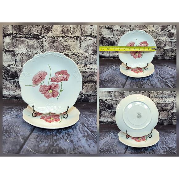 Vintage Set of 9 Hand Painted Underglaze San Cristoforo Richard Ginori - Picture 5 of 8